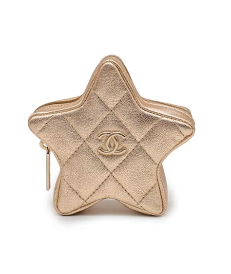 chanel star coin purse